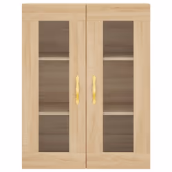 vidaXL Wall Mounted Cabinets Bathroom Cabinet 2 pcs Sonoma Oak Engineered Wood - Additional view 5