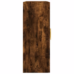 vidaXL Wall Mounted Cabinets Storage Cupboard2 pcs Smoked Oak Engineered Wood - Additional view 6