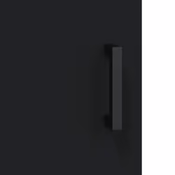 vidaXL Wall Mounted Cabinets Storage Wall Cupboard2 pcs Black Engineered Wood - Additional view 8