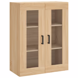 vidaXL Wall Mounted Cabinets Storage Cupboard2 pcs Sonoma Oak Engineered Wood - Additional view 4