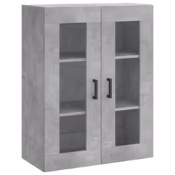 vidaXL Wall Mounted Cabinets Wall Cupboard2 pcs Concrete Grey Engineered Wood - Additional view 4