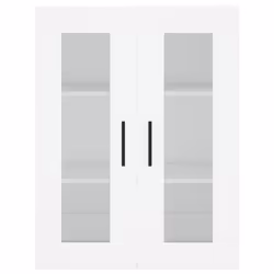 vidaXL Wall Mounted Cabinets Wall Storage Cabinet 2 pcs White Engineered Wood - Additional view 5