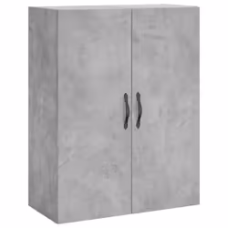 vidaXL Highboard Sideboard Storage Cabinet Home Side Cabinet Engineered Wood - concrete grey, 1 wood door 3 drawers - Additional view 3