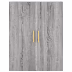 vidaXL Highboard Sideboard Storage Cabinet Side Cabinet White Engineered Wood - grey sonoma, 2 doors 2 drawers - Additional view 5