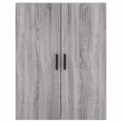 vidaXL Highboard Sideboard Storage Cabinet Side Cabinet White Engineered Wood - grey sonoma, 2 doors 2 drawers - Additional view 5