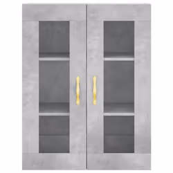 vidaXL Highboard Sideboard Tall Storage Cabinet Side Cabinet Engineered Wood - concrete grey, 2 doors - Additional view 5
