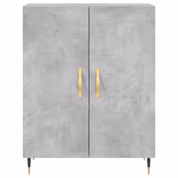 vidaXL Highboard Sideboard Tall Storage Cabinet Side Cabinet Engineered Wood - concrete grey, 2 doors - Additional view 7