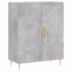 vidaXL Highboard Sideboard Tall Storage Cabinet Side Cabinet Engineered Wood - concrete grey, 2 doors - Additional view 6