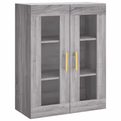 vidaXL Highboard Sideboard Tall Storage Cabinet Side Cabinet Engineered Wood - grey sonoma, 2 doors - Additional view 4