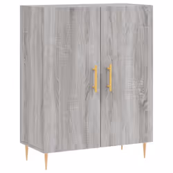 vidaXL Highboard Sideboard Tall Storage Cabinet Side Cabinet Engineered Wood - grey sonoma, 2 doors - Additional view 6