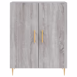 vidaXL Highboard Sideboard Tall Storage Cabinet Side Cabinet Engineered Wood - grey sonoma, 2 doors - Additional view 7