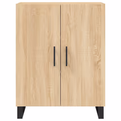 vidaXL Highboard Sideboard Cupboard Side Board Storage Cabinet Engineered Wood - sonoma oak, 2 doors - Additional view 7