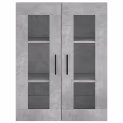 vidaXL Highboard Sideboard Cupboard Side Cabinet Concrete Grey Engineered Wood - Additional view 5