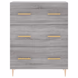 vidaXL Highboard Sideboard Cupboard Side Cabinet Grey Sonoma Engineered Wood - Additional view 7