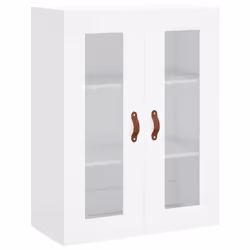 vidaXL Highboard Sideboard Cupboard Storage Cabinet White Engineered Wood - Additional view 4