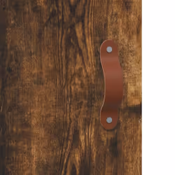 vidaXL Highboard Sideboard Cupboard Storage Cabinet Smoked Oak Engineered Wood - Additional view 8