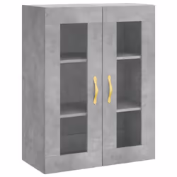 vidaXL Highboard Sideboard Tall Storage Cabinet Side Cabinet Engineered Wood - concrete grey, 1 door 3 drawers - Additional view 4