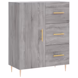 vidaXL Highboard Sideboard Cupboard Side Cabinet Grey Sonoma Engineered Wood - Additional view 6