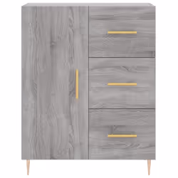 vidaXL Highboard Sideboard Cupboard Side Cabinet Grey Sonoma Engineered Wood - Additional view 7