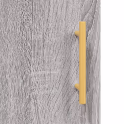 vidaXL Highboard Sideboard Cupboard Side Cabinet Grey Sonoma Engineered Wood - Additional view 8