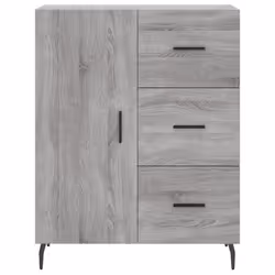 vidaXL Highboard Sideboard Cupboard Side Cabinet Grey Sonoma Engineered Wood - Additional view 7