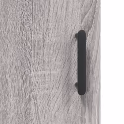 vidaXL Highboard Sideboard Cupboard Side Cabinet Grey Sonoma Engineered Wood - Additional view 8