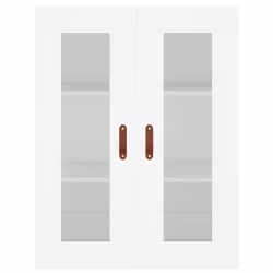 vidaXL Highboard Sideboard Tall Storage Cabinet Side Cabinet Engineered Wood - white, 1 wood door 3 drawers - Additional view 5
