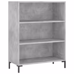 vidaXL Highboard Sideboard Tall Storage Cabinet Side Cabinet Engineered Wood - concrete grey, 3 shelves - Additional view 6
