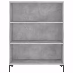 vidaXL Highboard Sideboard Tall Storage Cabinet Side Cabinet Engineered Wood - concrete grey, 3 shelves - Additional view 7