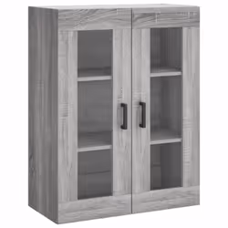 vidaXL Highboard Sideboard Tall Storage Cabinet Side Cabinet Engineered Wood - grey sonoma, 3 shelves - Additional view 4