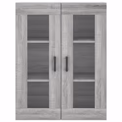 vidaXL Highboard Sideboard Tall Storage Cabinet Side Cabinet Engineered Wood - grey sonoma, 3 shelves - Additional view 5