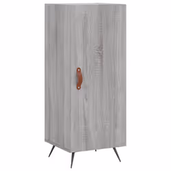 vidaXL Highboard Sideboard Tall Storage Cabinet Side Cabinet Engineered Wood - grey sonoma, 1 door - Additional view 6