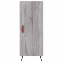 vidaXL Highboard Sideboard Tall Storage Cabinet Side Cabinet Engineered Wood - grey sonoma, 1 door - Additional view 7