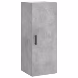 vidaXL Highboard Sideboard Tall Storage Cabinet Side Cabinet Engineered Wood - concrete grey, 1 door - Additional view 4
