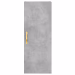 vidaXL Highboard Sideboard Storage Cabinet Side Cabinet Black Engineered Wood - concrete grey - Additional view 7