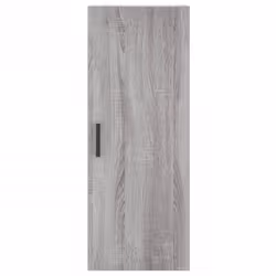 vidaXL Highboard Sideboard Storage Cabinet High Gloss White Engineered Wood - grey sonoma - Additional view 7