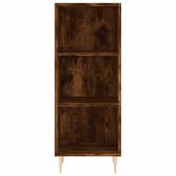 vidaXL Highboard Sideboard Tall Storage Cabinet Side Cabinet Engineered Wood - smoked oak, 3 shelves - Additional view 5