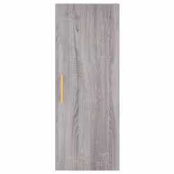 vidaXL Highboard Sideboard Tall Storage Cabinet Side Cabinet Engineered Wood - grey sonoma, 3 shelves - Additional view 7