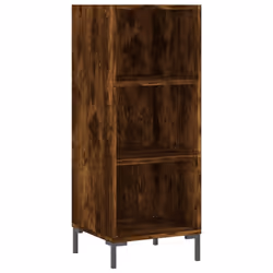 vidaXL Highboard Sideboard Cupboard Side Cabinet Smoked Oak Engineered Wood - Additional view 6
