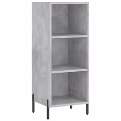 vidaXL Highboard Sideboard Cupboard Side Cabinet Concrete Grey Engineered Wood - Additional view 4