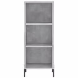 vidaXL Highboard Sideboard Cupboard Side Cabinet Concrete Grey Engineered Wood - Additional view 5