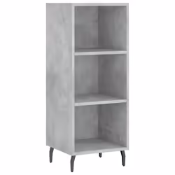 vidaXL Highboard Sideboard Cupboard Side Cabinet Concrete Grey Engineered Wood - Additional view 6