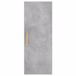 vidaXL Highboard Sideboard Tall Storage Cabinet Side Cabinet Engineered Wood - concrete grey, 1 glass door - Additional view 7