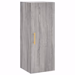 vidaXL Highboard Sideboard Tall Storage Cabinet Side Cabinet Engineered Wood - grey sonoma, 1 glass door - Additional view 6