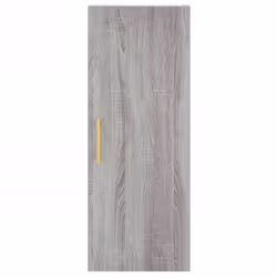 vidaXL Highboard Sideboard Tall Storage Cabinet Side Cabinet Engineered Wood - grey sonoma, 1 glass door - Additional view 7