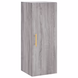 vidaXL Highboard Sideboard Tall Storage Cabinet Side Cabinet Engineered Wood - grey sonoma, 1 wood door - Additional view 4