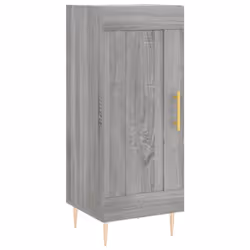 vidaXL Highboard Sideboard Tall Storage Cabinet Side Cabinet Engineered Wood - grey sonoma, 1 wood door - Additional view 6