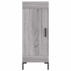 vidaXL Highboard Sideboard Tall Storage Cabinet Side Cabinet Engineered Wood - grey sonoma, 1 wood door - Additional view 7