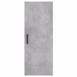 vidaXL Highboard Sideboard Tall Storage Cabinet Side Cabinet Engineered Wood - concrete grey, 1 wood door - Additional view 7