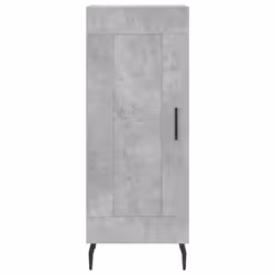 vidaXL Highboard Sideboard Cupboard Side Board Storage Cabinet Engineered Wood - concrete grey, 1 wood door - Additional view 5